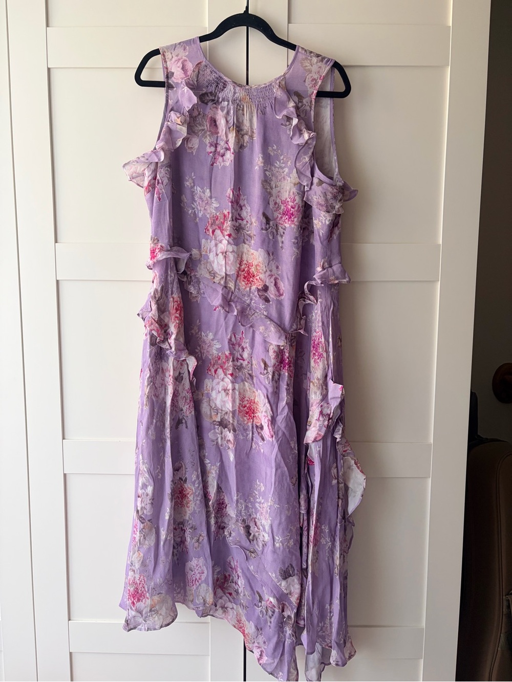 Sundance Lavender Smocked Bodice Maxi Dress